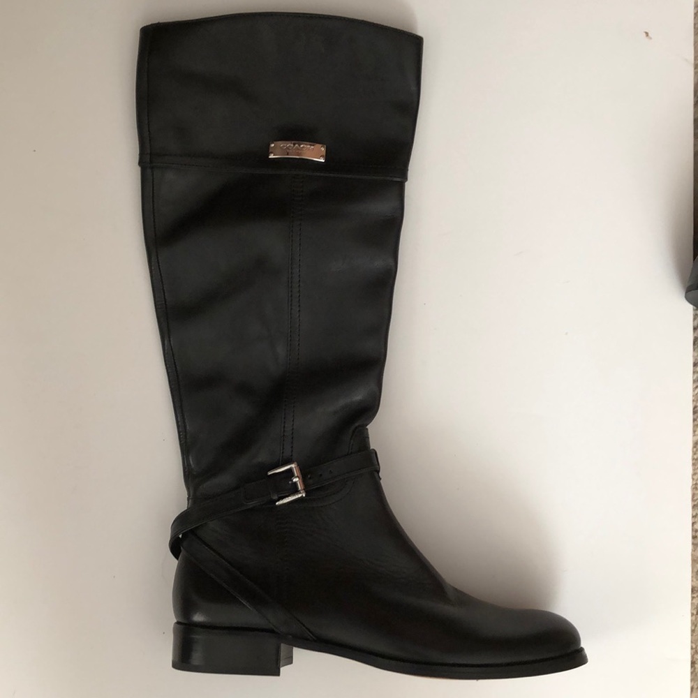 New COACH Micha Riding Boots size 9